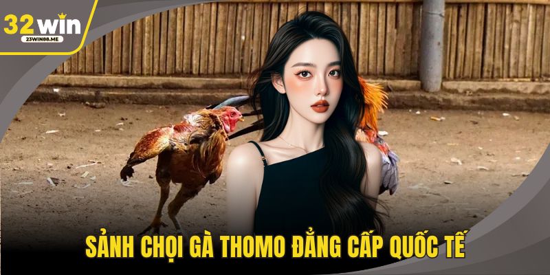 Sảnh chọi gà Thomo đẳng cấp quốc tế