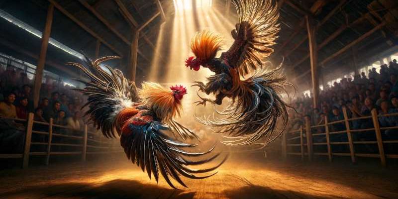 Đá gà cựa dao hấp dẫn, kịch tính